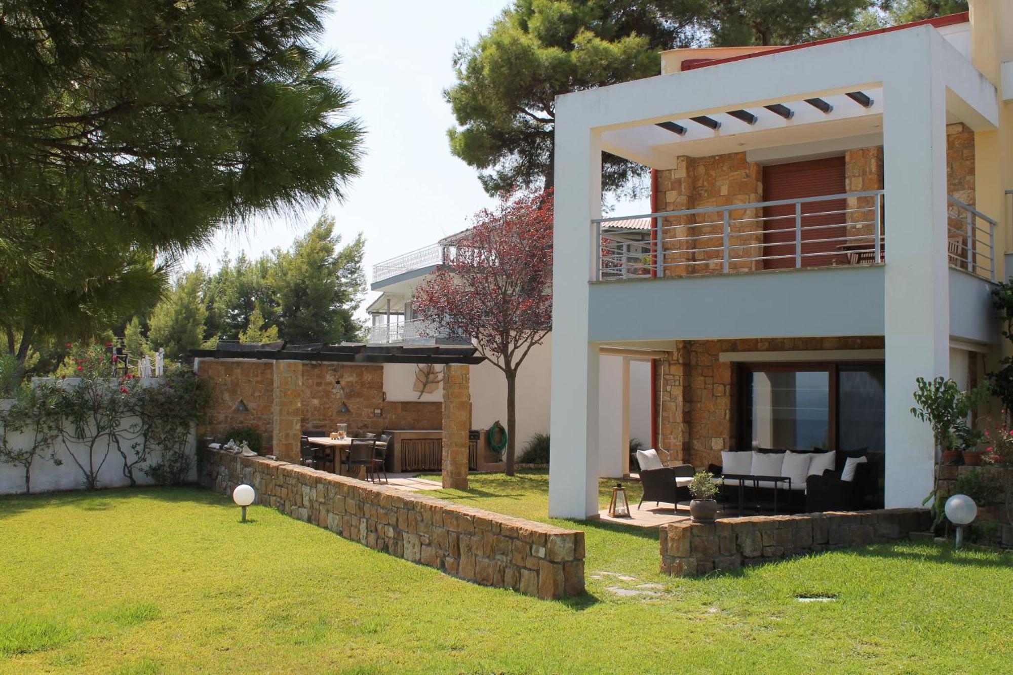 The House Of Blue Villa Afytos Exterior photo